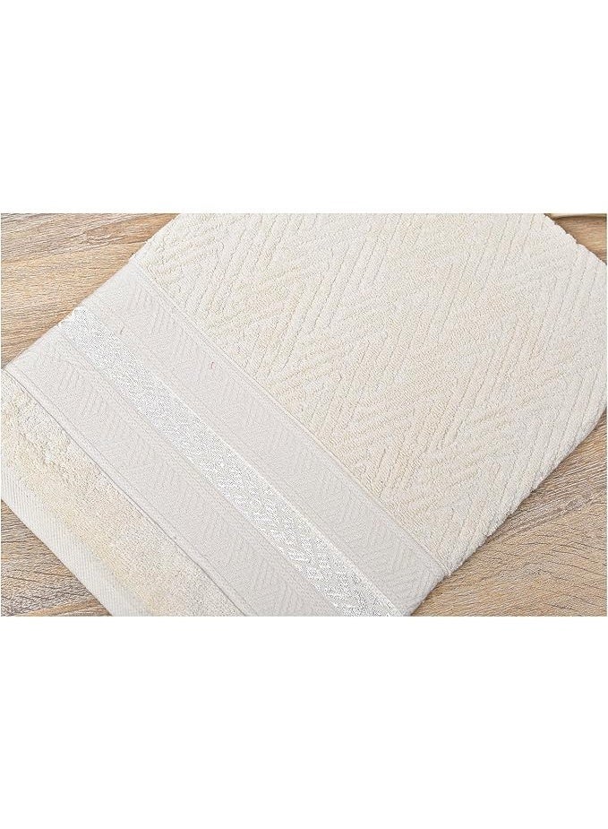 سوفيرا طقم روب حمام 8 قطع (برنص) قطن 100%  خامة ناعمة عالية الامتصاص - ألوان ثابتة وتصميم عصري - Image 4